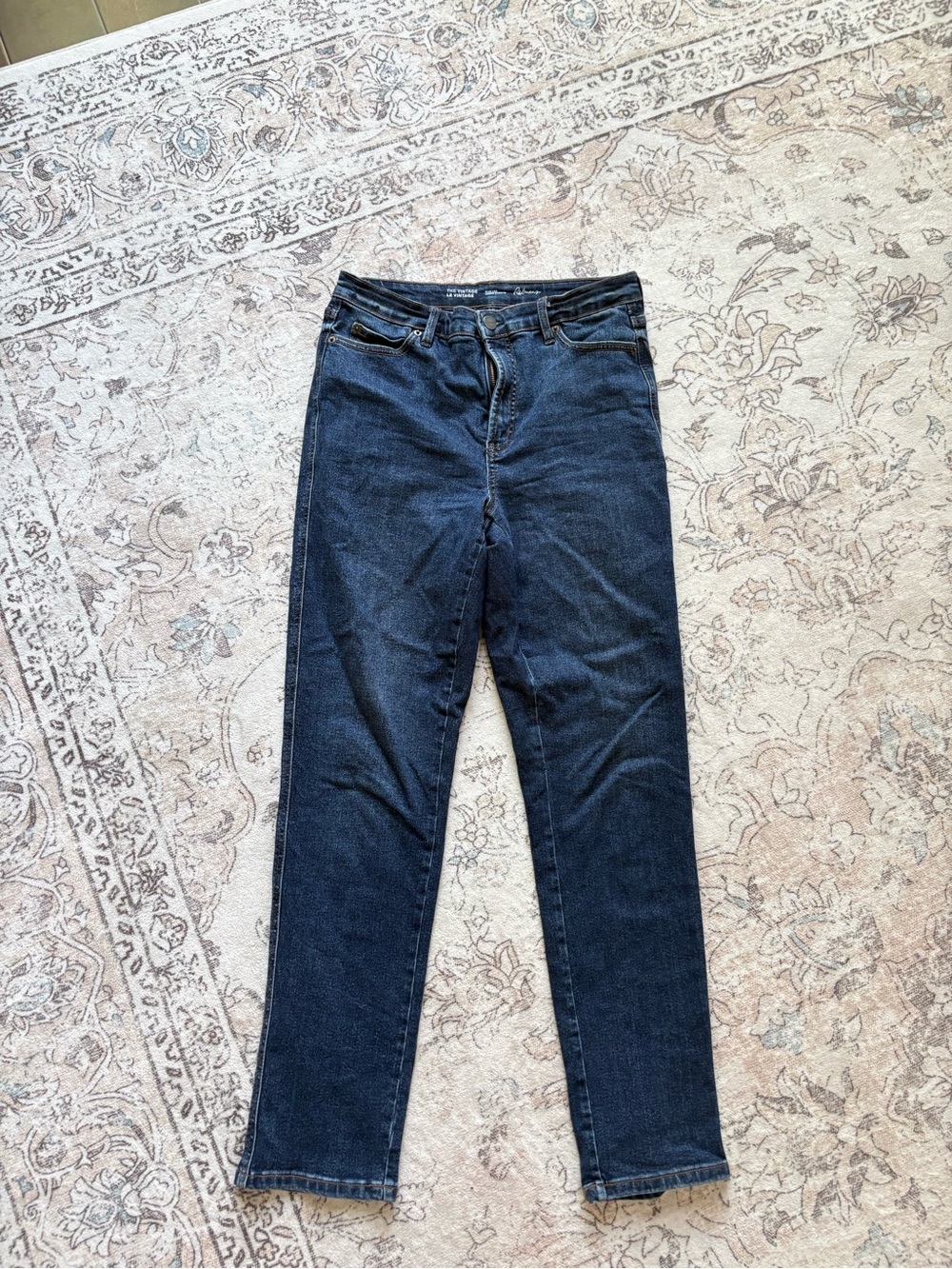 Reitmans Women’s Dark Blue Straight Leg Jeans Size 28/Tall